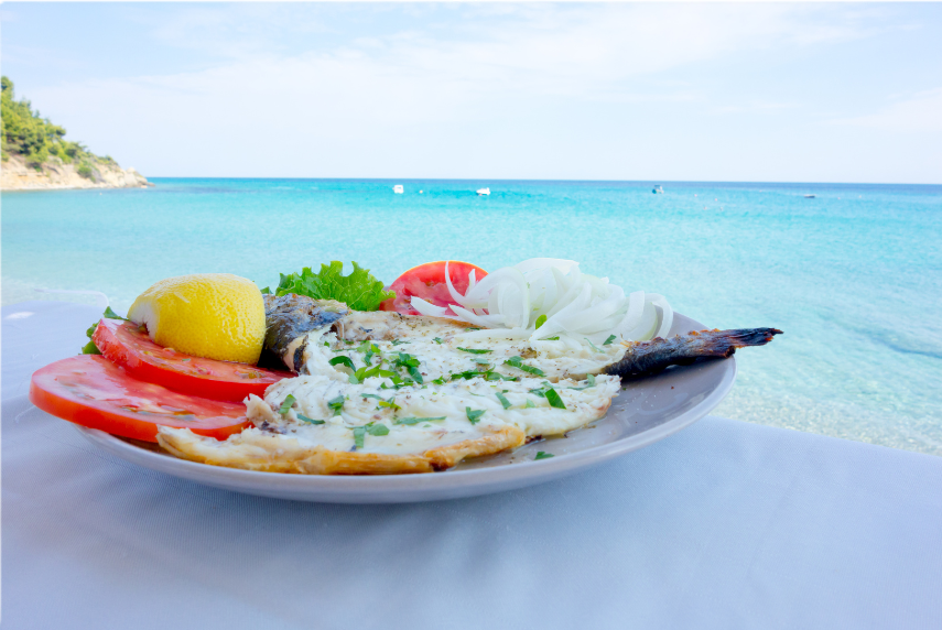 gourmet dining on a yacht