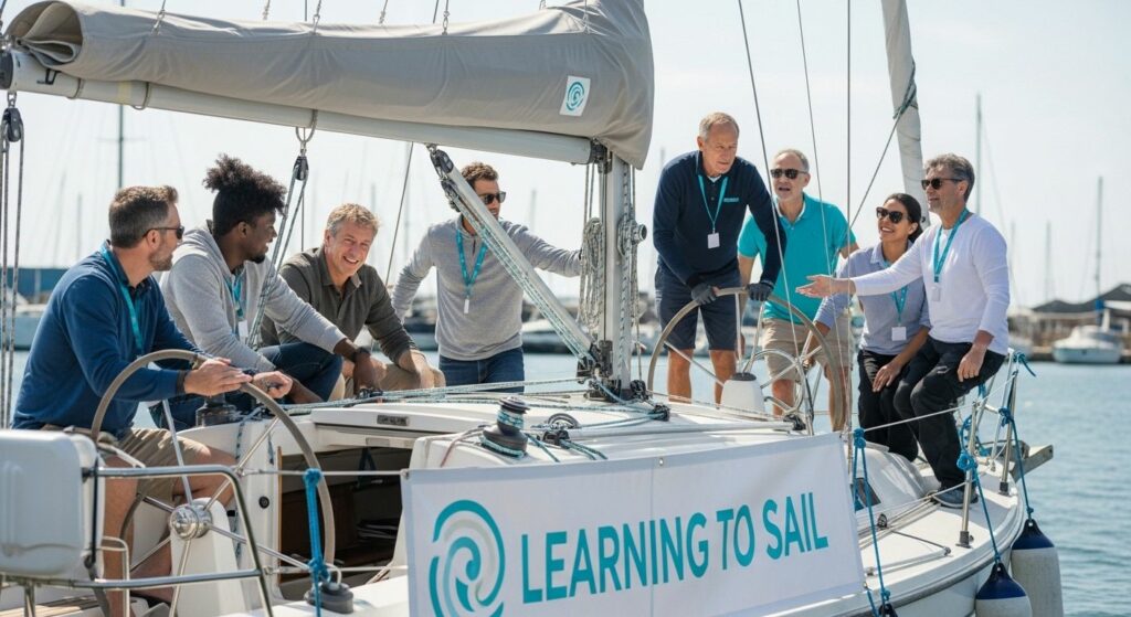 adult sailing lesson