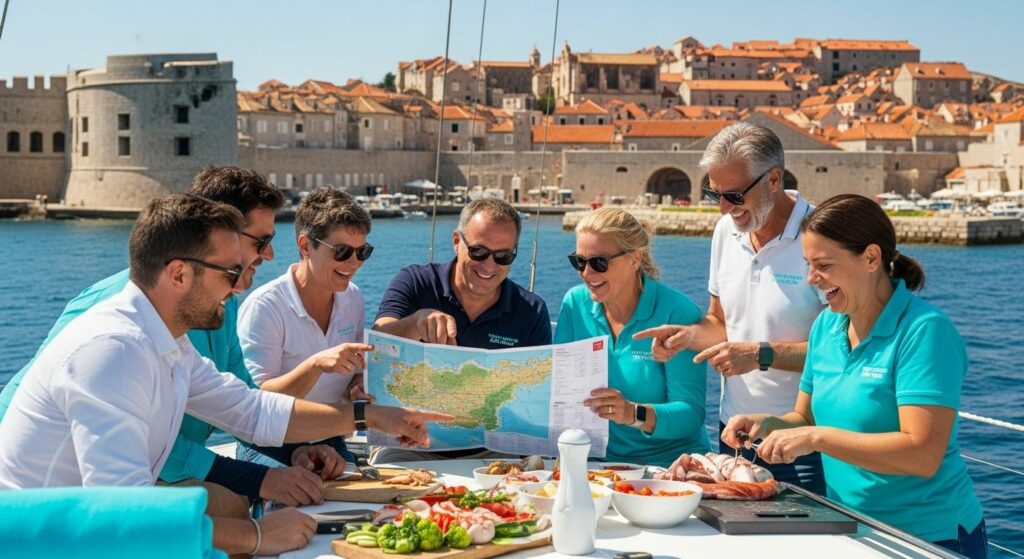 Croatia yacht charter, itinerary planning, sailing Adriatic