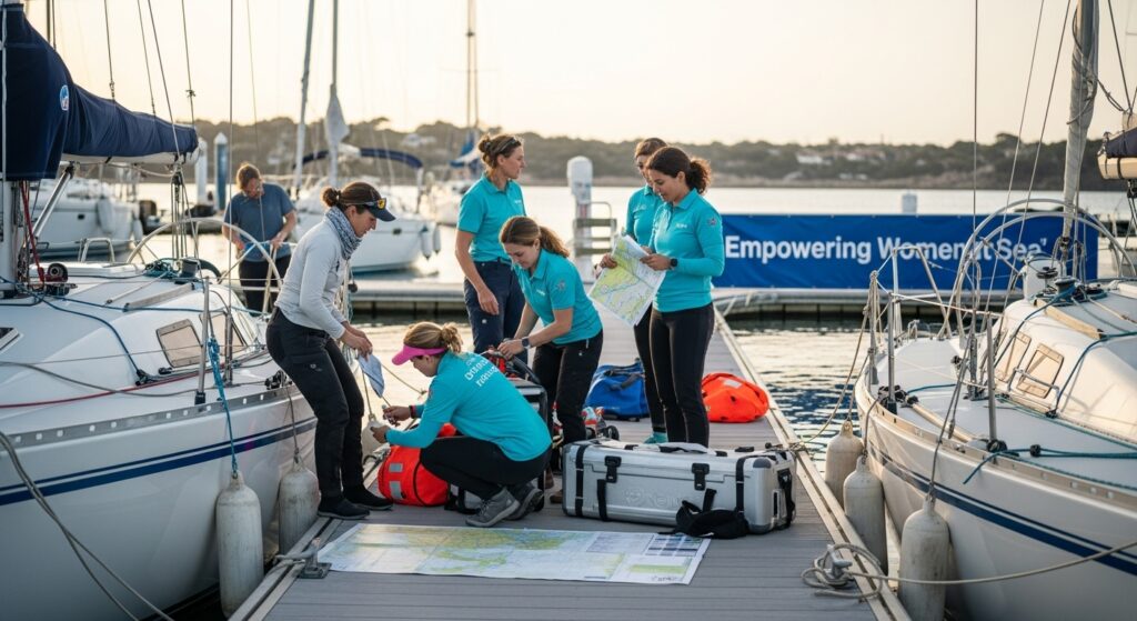 female sailing empowerment