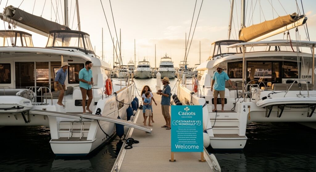 catamaran vs monohull sailors